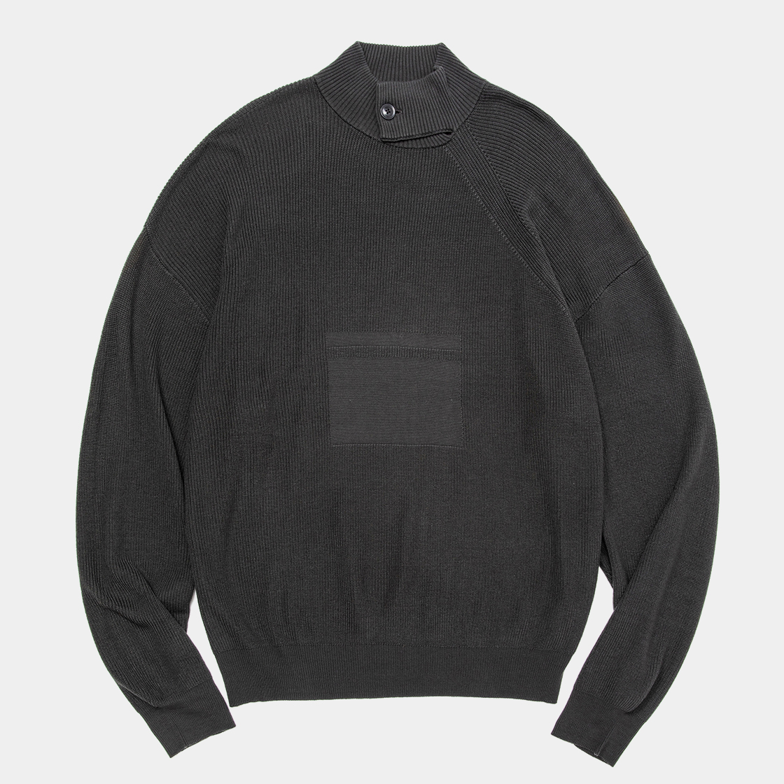 Cupra OP High Neck Knit / Charcoal