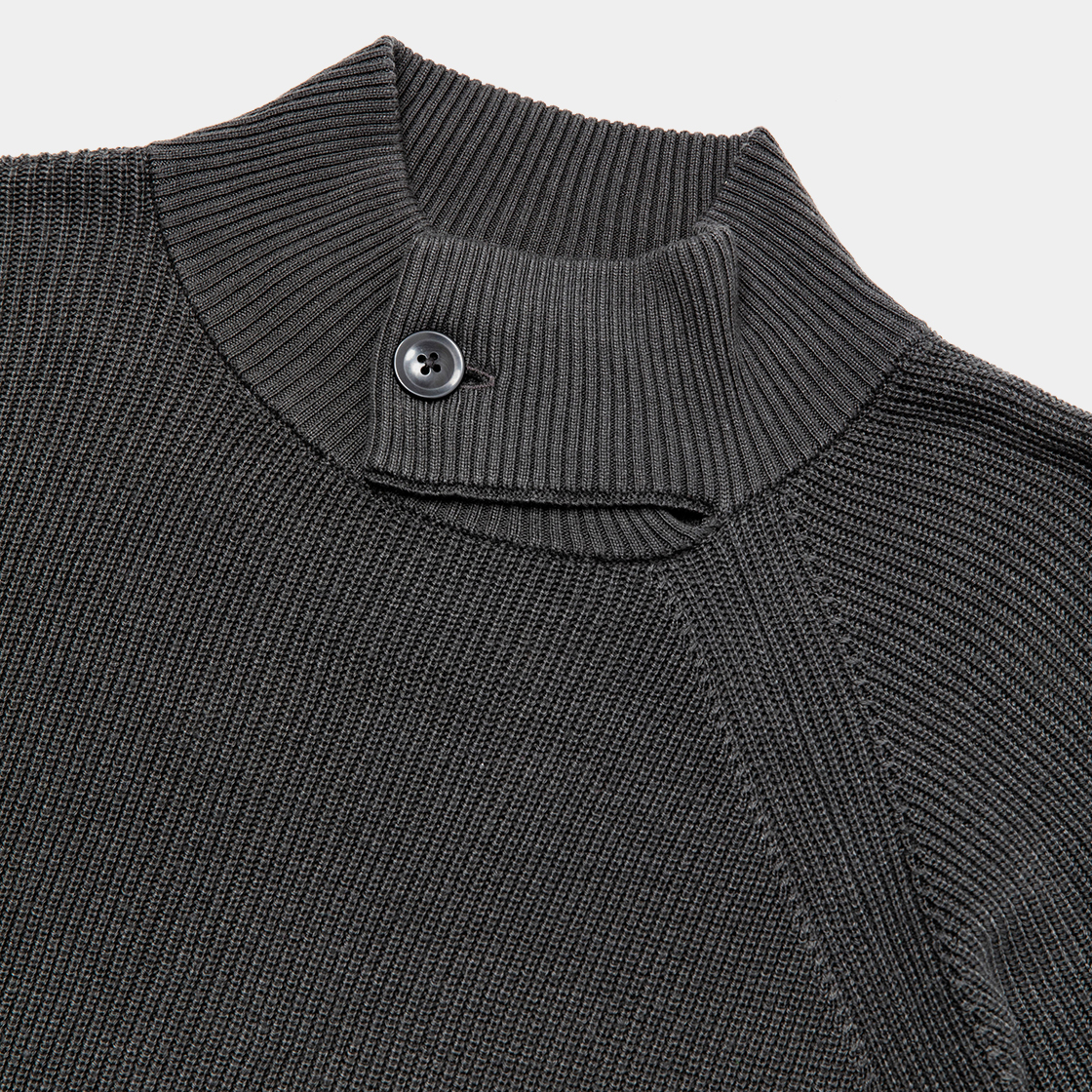Cupra OP High Neck Knit / Charcoal