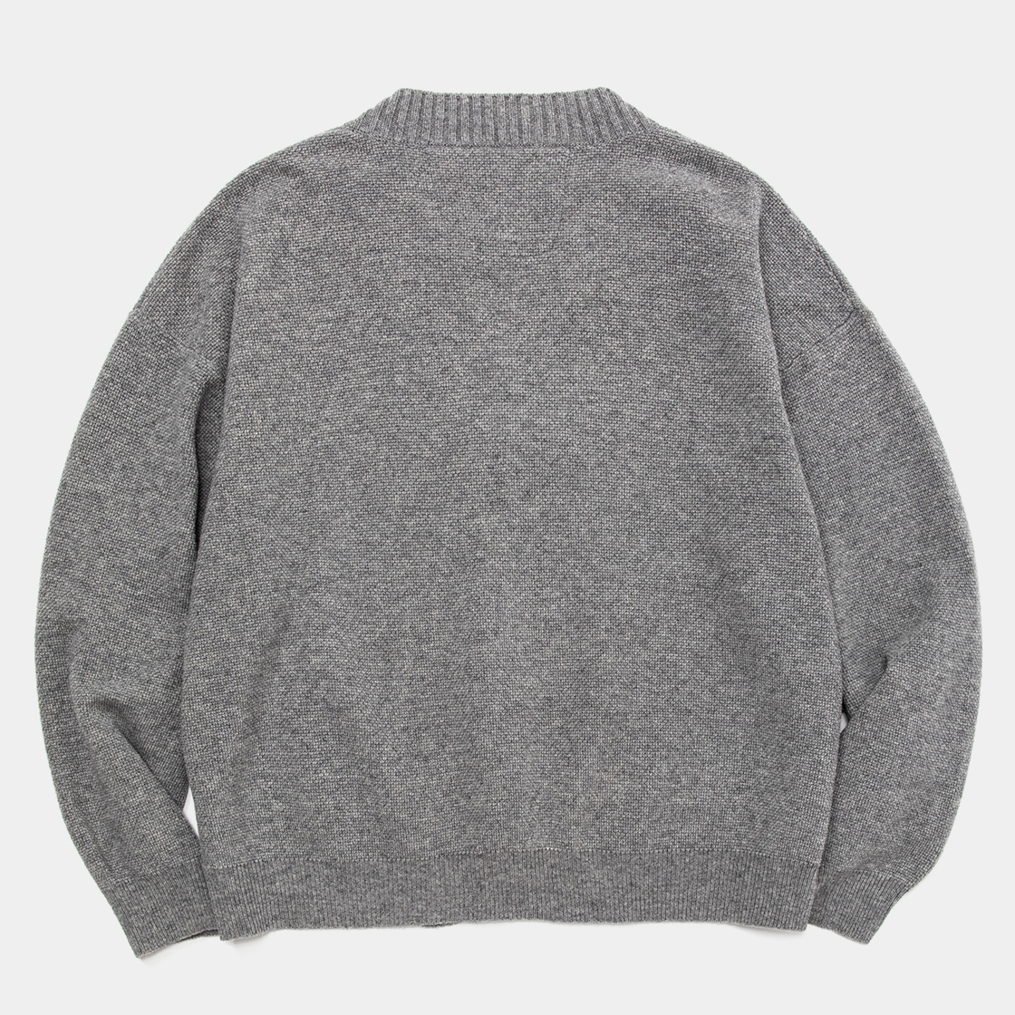 Double Knit Cardigan / Grey