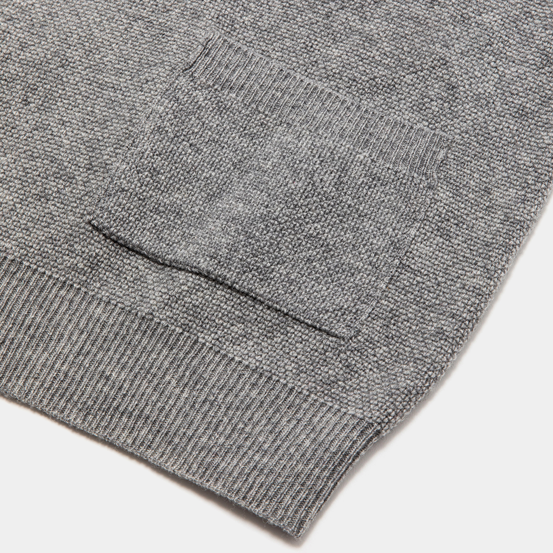 Double Knit Cardigan / Grey