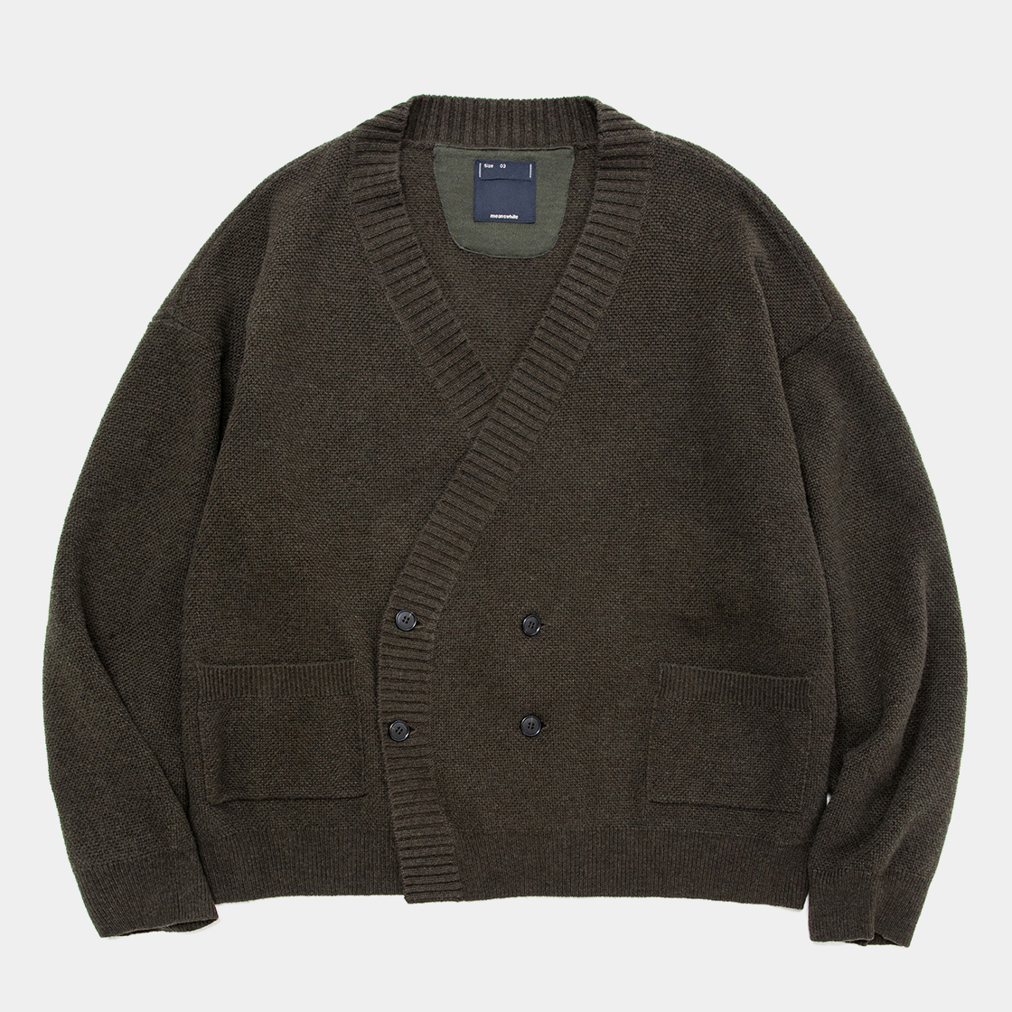 Double Knit Cardigan / D.Forest