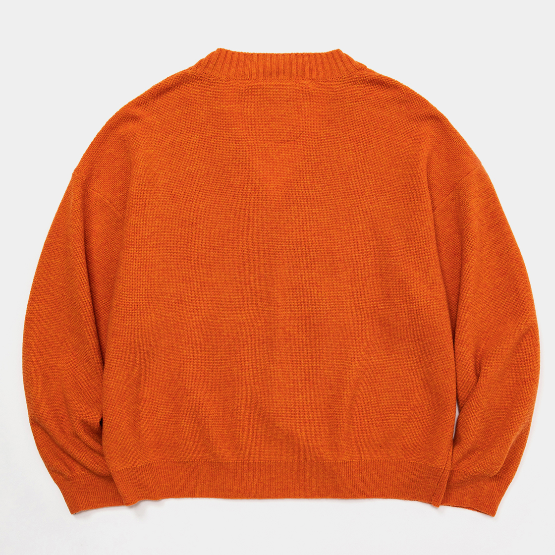 Double Knit Cardigan / Orange