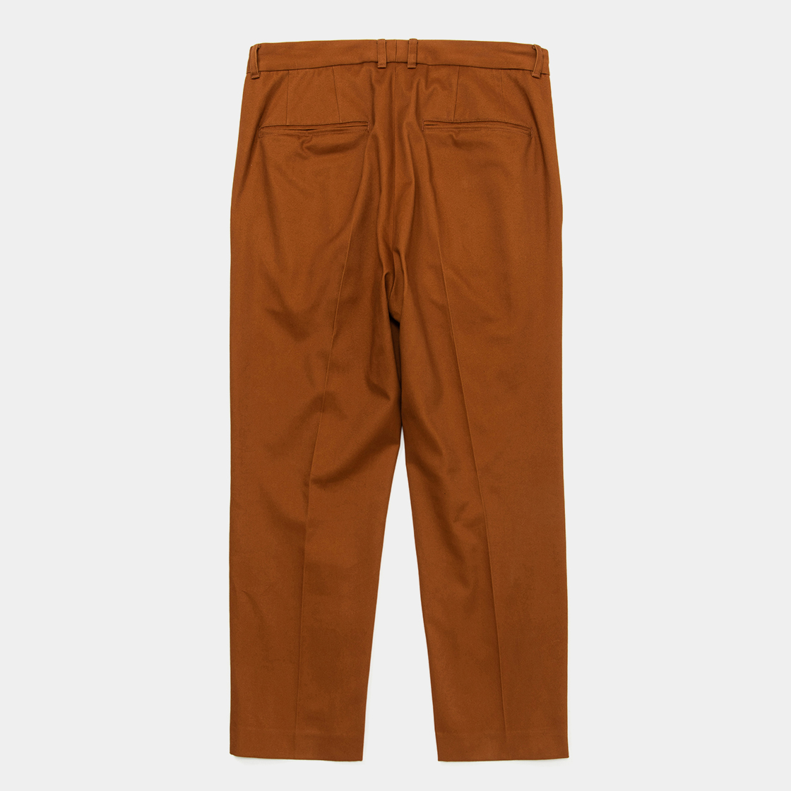 Satin Flannel Blur Trouser / Brown