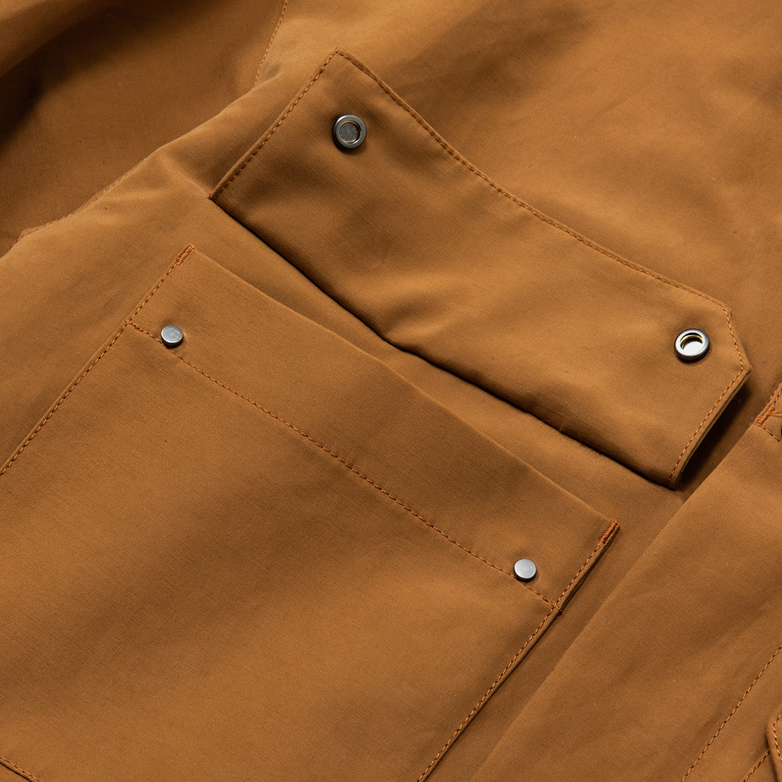 Back Grosgrain Overall / Tan