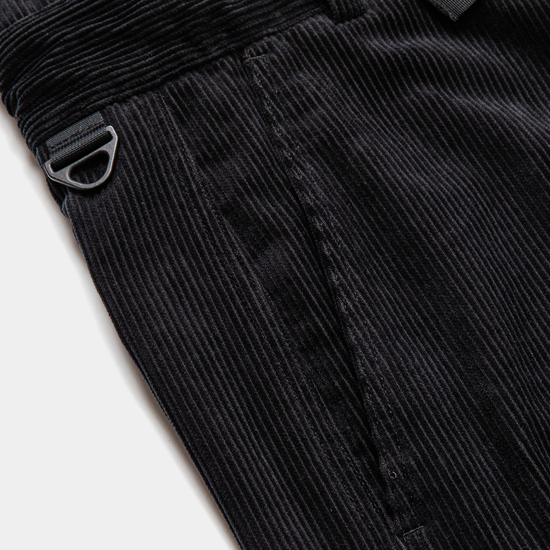 Corduroy Fat Wrap PT / Off Black