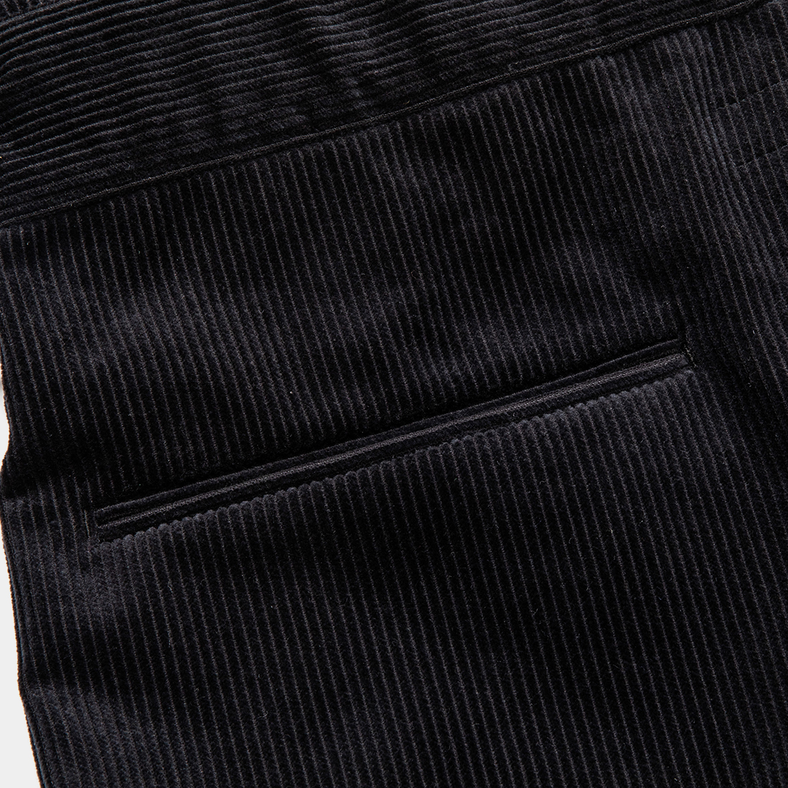 Corduroy Fat Wrap PT / Off Black