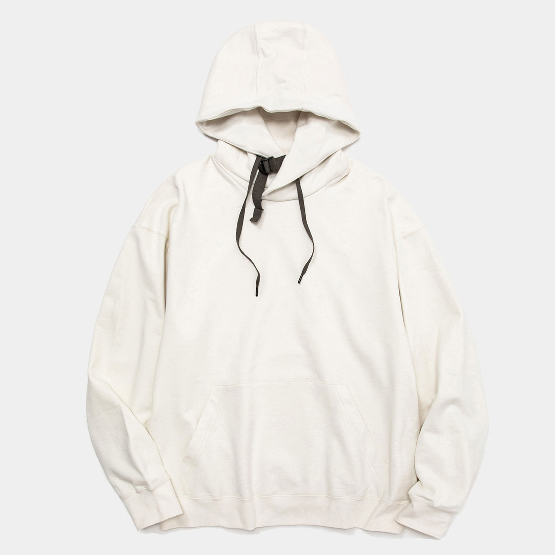 Open Hooded Sweat SH / Off White