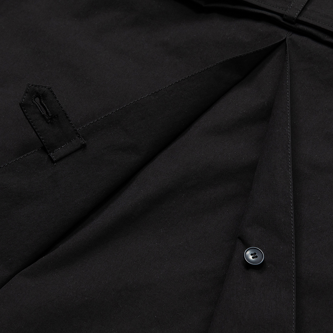 Crisp Split Overcoat / Sumi