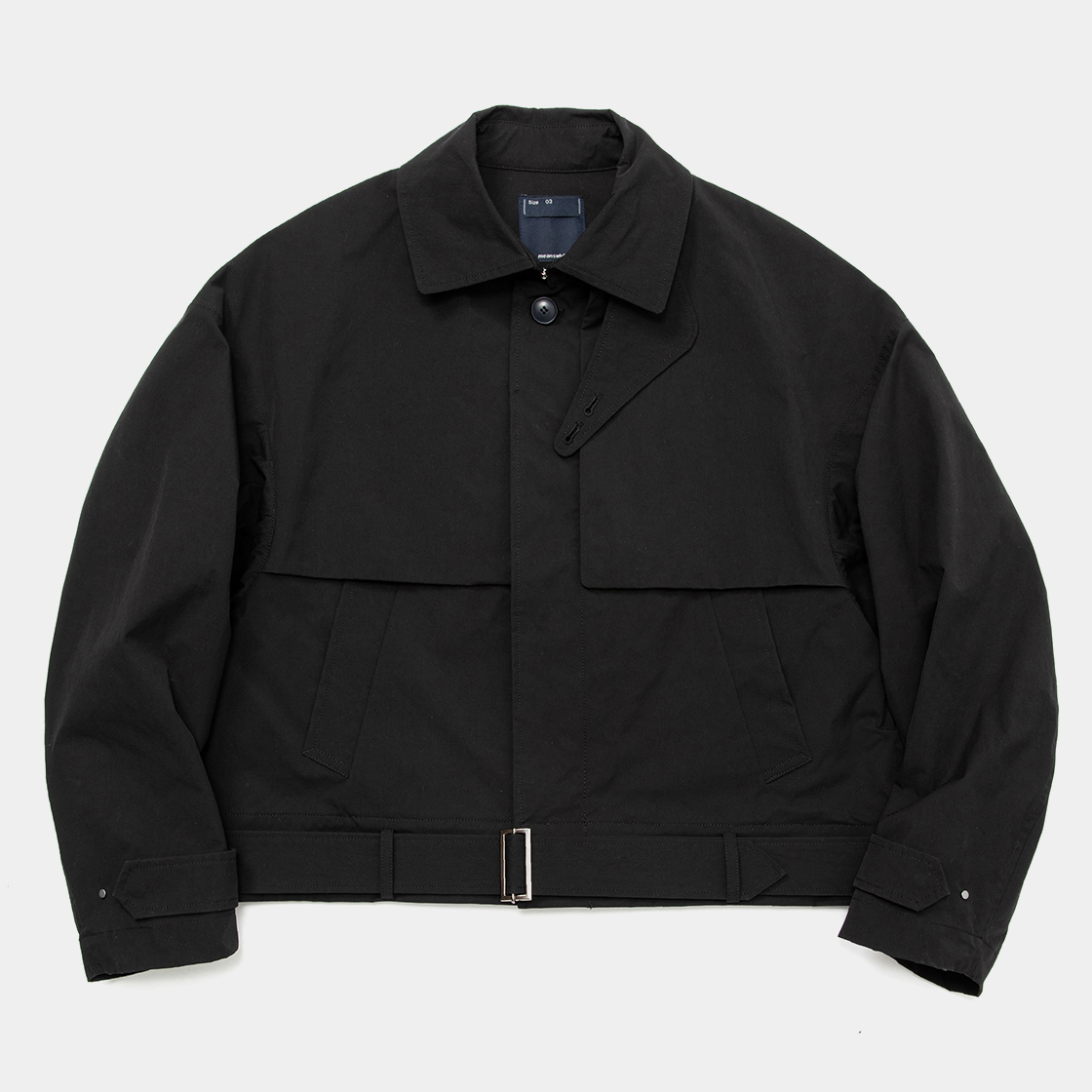 Crisp Split Overcoat / Sumi