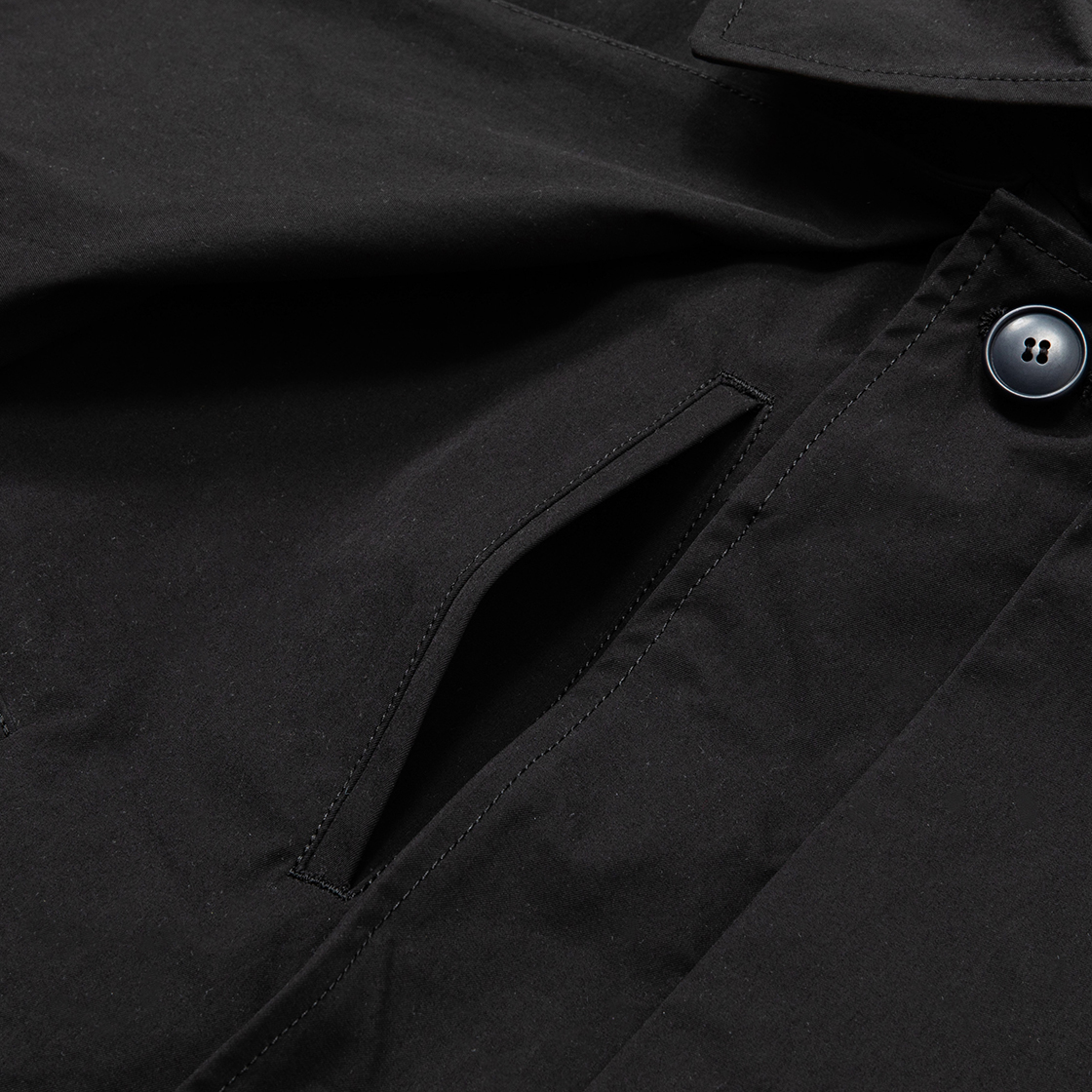 Crisp Split Overcoat / Sumi