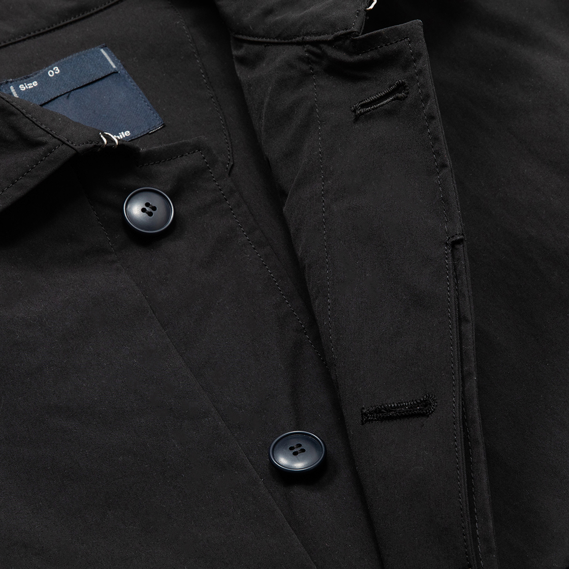 Crisp Split Overcoat / Sumi