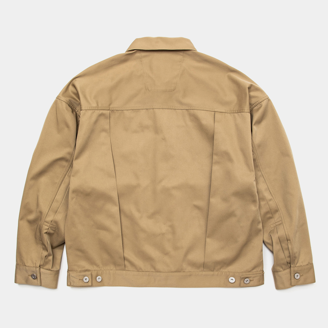 Pleated Sleeve Blouse×Dickies® / Beige