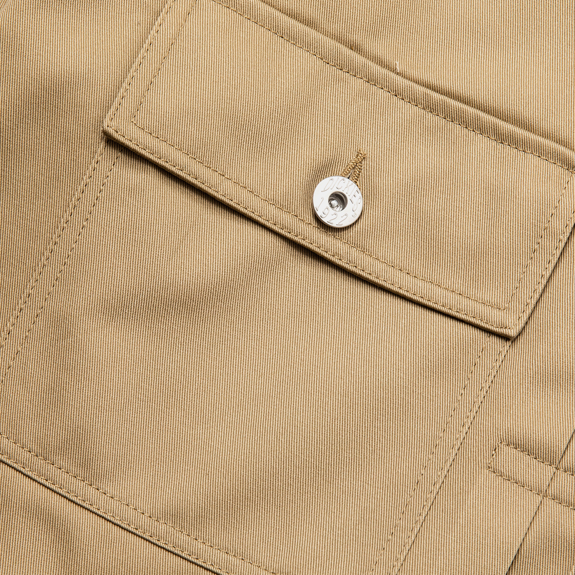 Pleated Sleeve Blouse×Dickies® / Beige