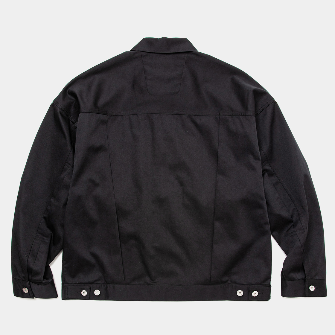 Pleated Sleeve Blouse×Dickies® / Black