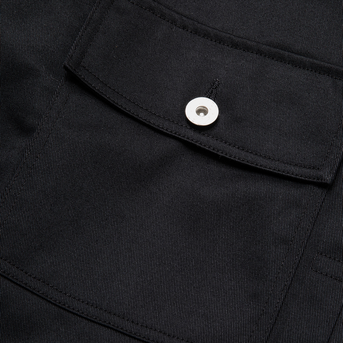 Pleated Sleeve Blouse×Dickies® / Black