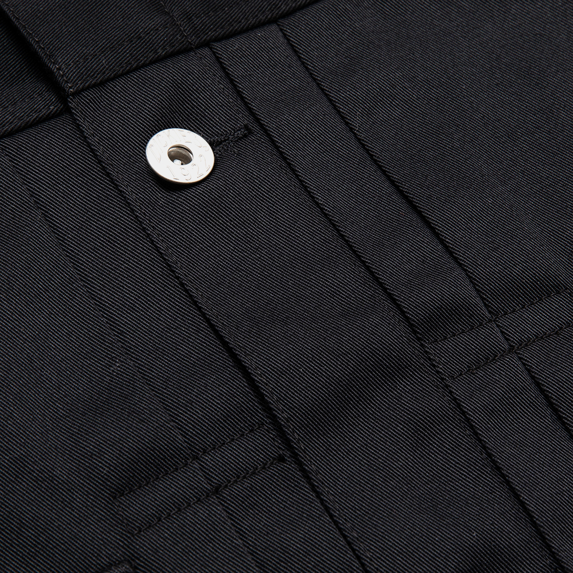Pleated Sleeve Blouse×Dickies® / Black
