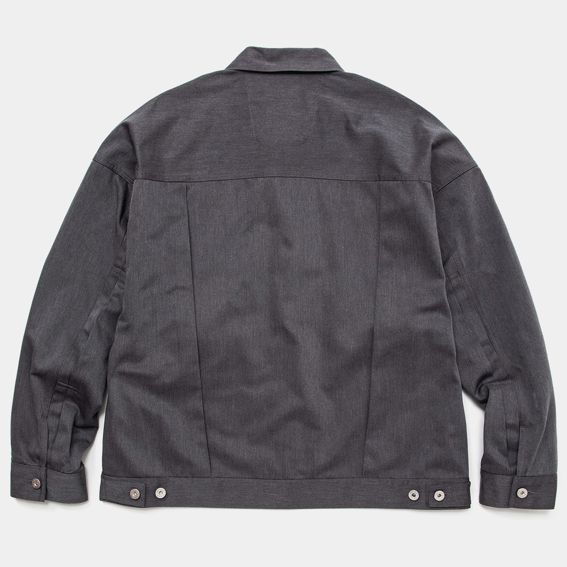 Pleated Sleeve Blouse×Dickies® / Charcoal