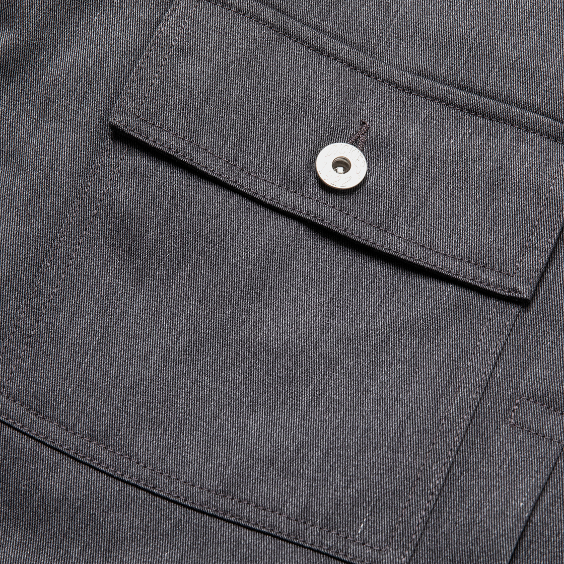 Pleated Sleeve Blouse×Dickies® / Charcoal
