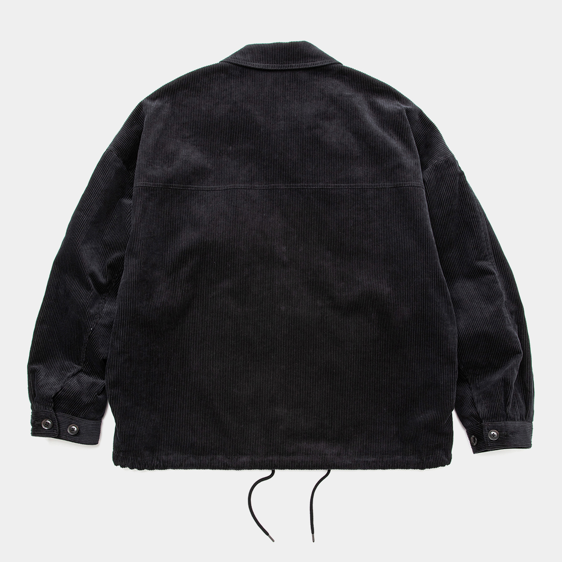 Corduroy Big Flap Blouson / Off Black