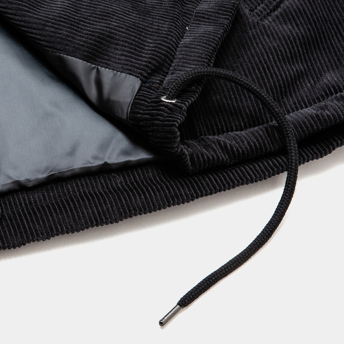 Corduroy Big Flap Blouson / Off Black