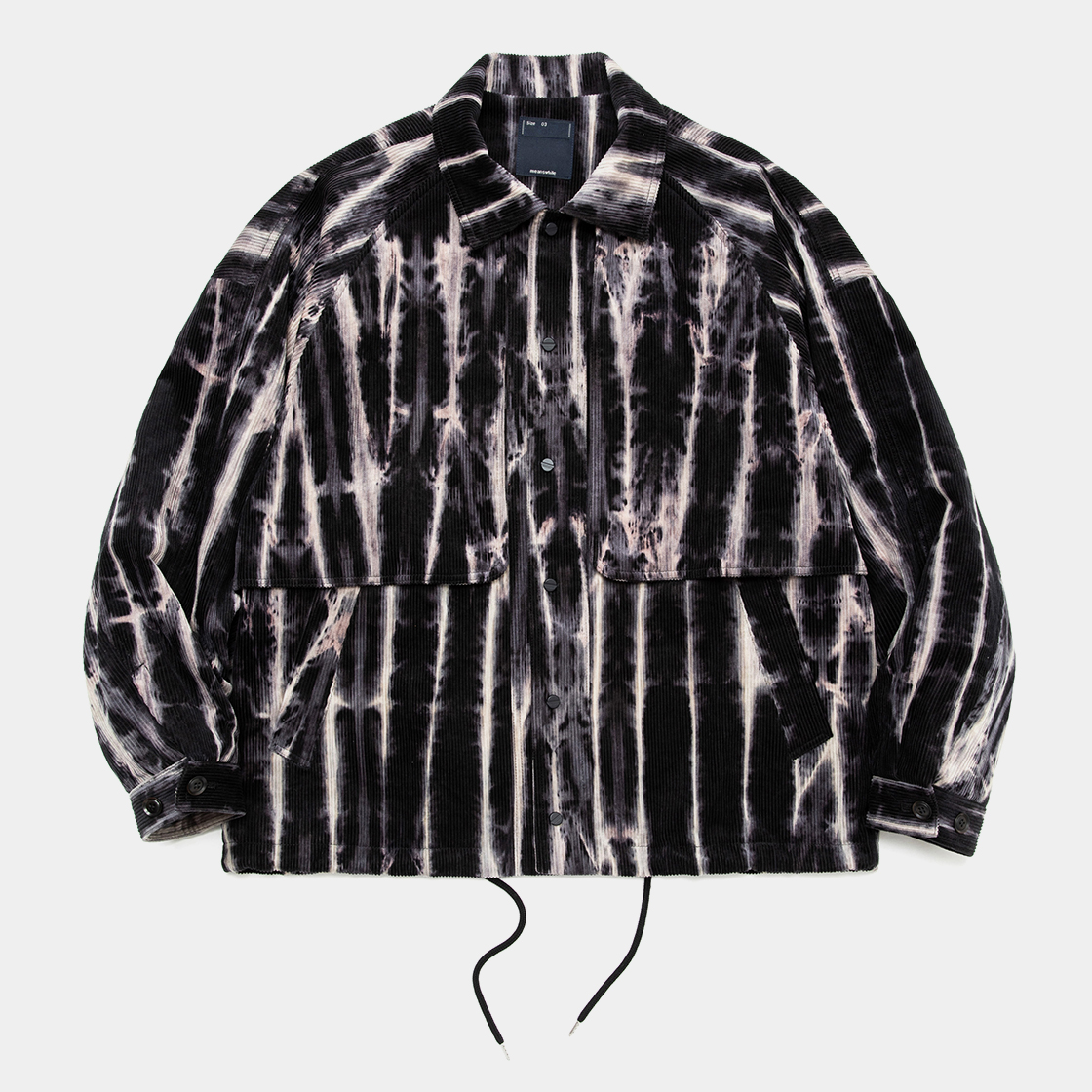 Dyed Corduroy Big Flap Blouson /  Mineral