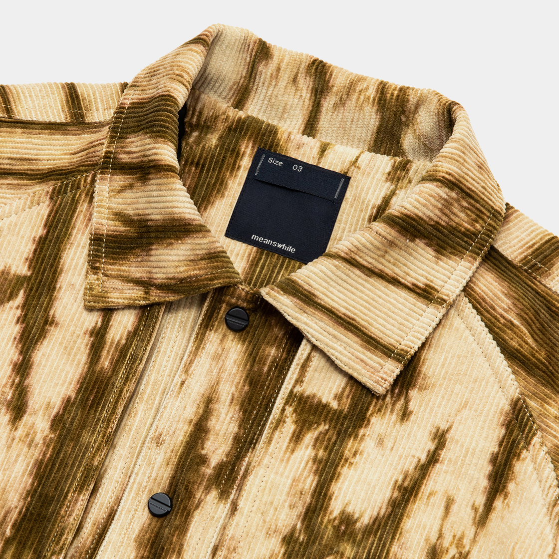 Dyed Corduroy Big Flap Blouson / Stratum