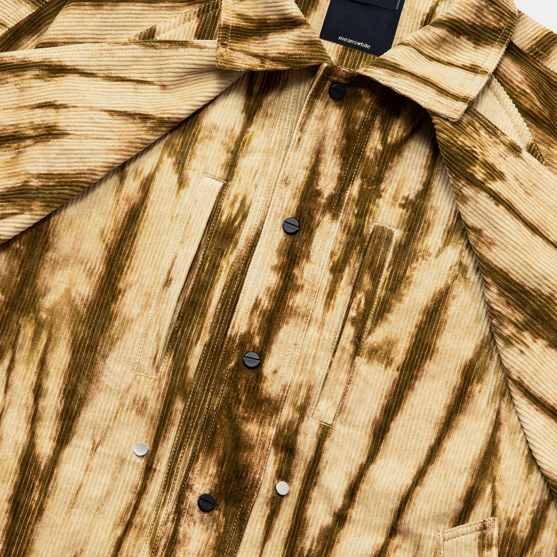 Dyed Corduroy Big Flap Blouson / Stratum