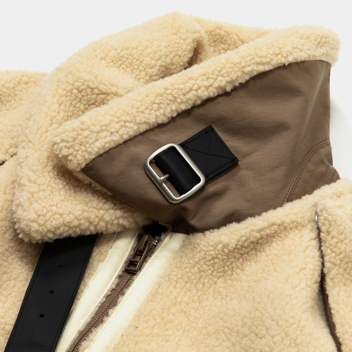 Retro Fleece B3 / Natural