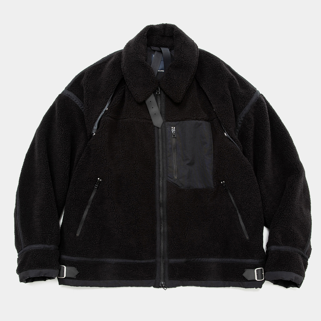 Retro Fleece B3 / Off Black