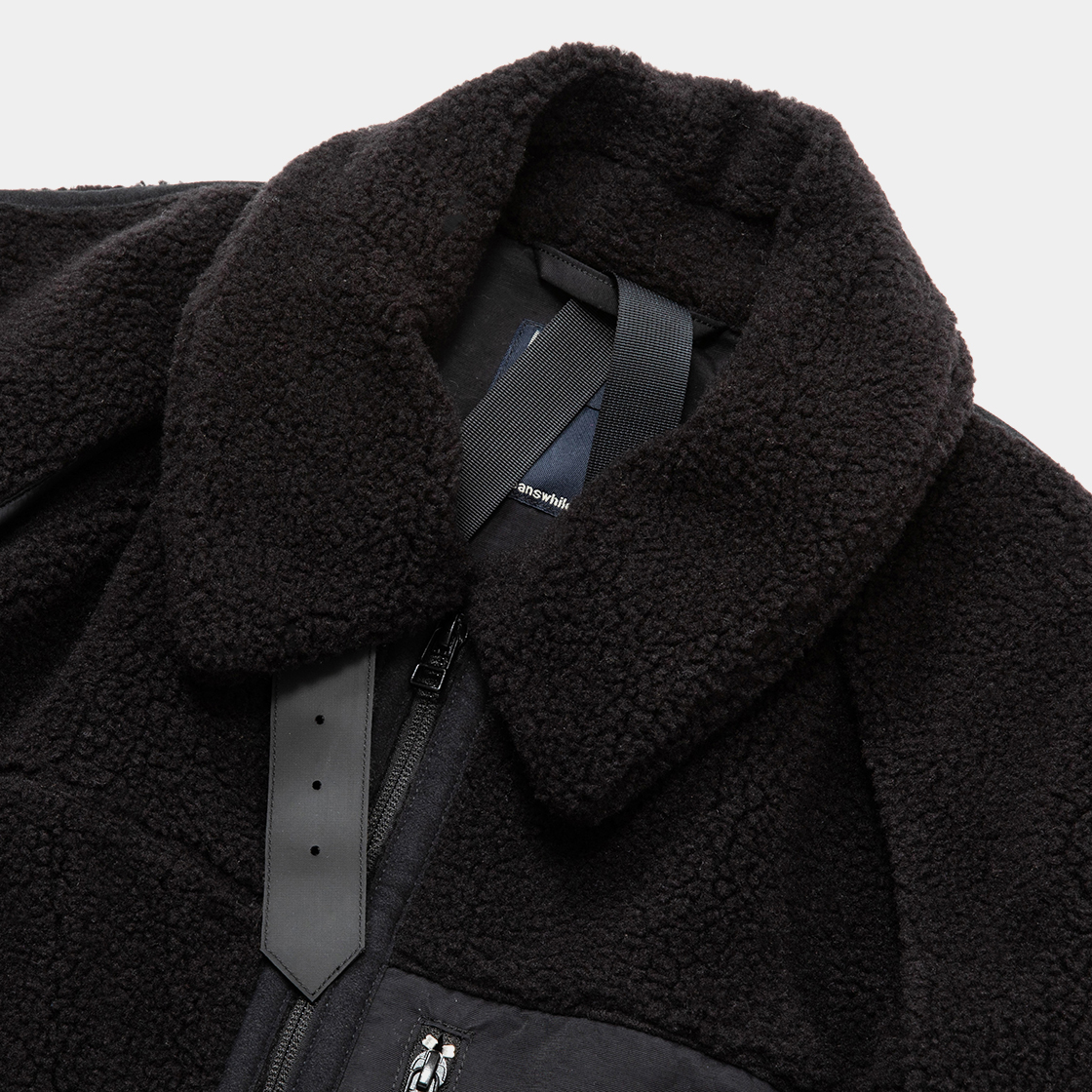 Retro Fleece B3 / Off Black