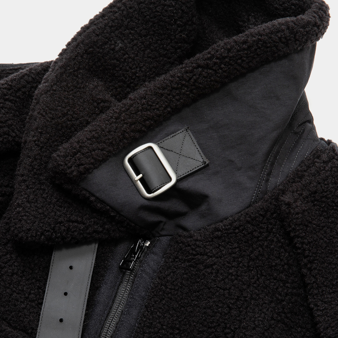 Retro Fleece B3 / Off Black