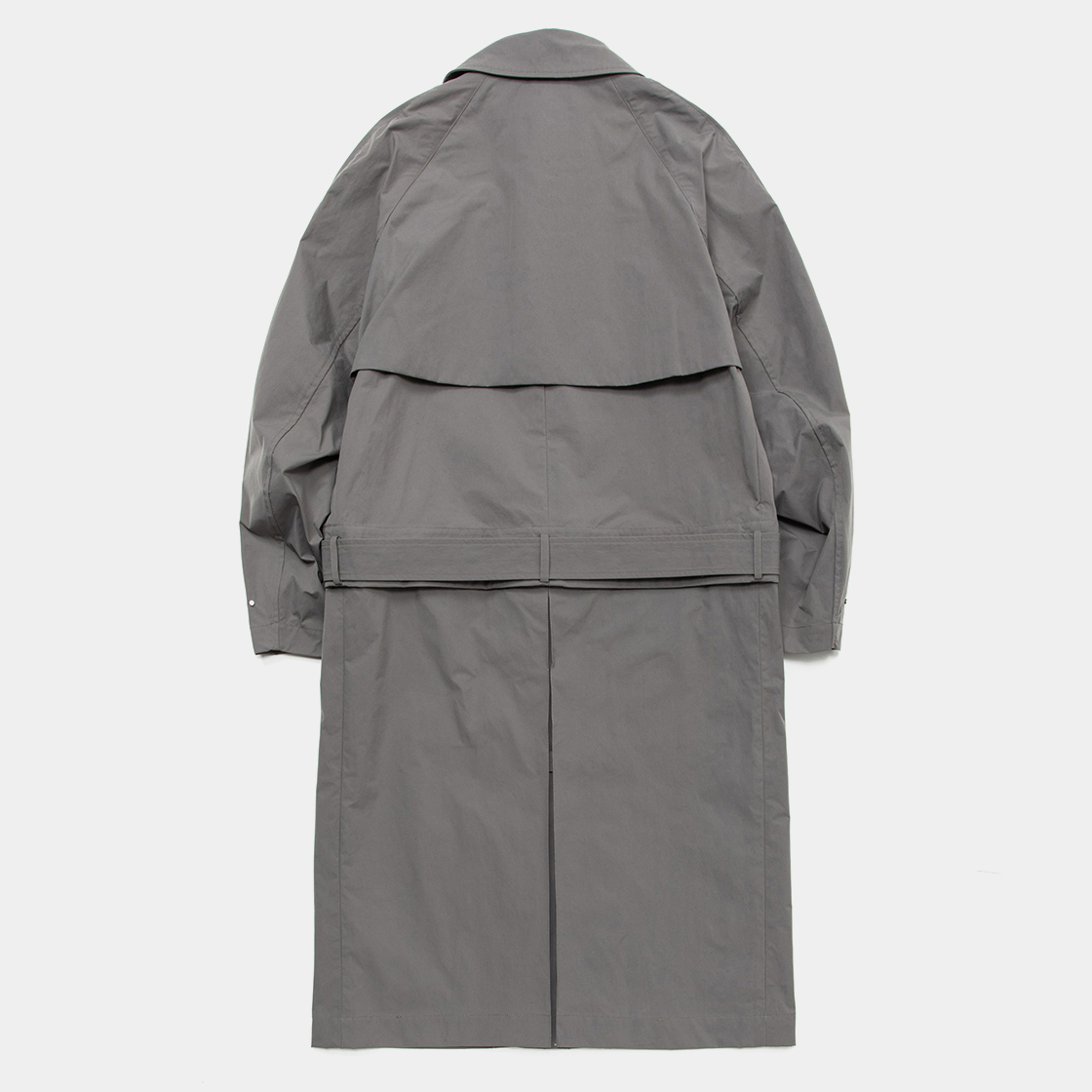 Crisp Split Overcoat / Grey