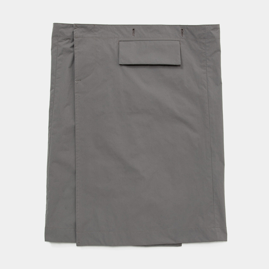 Crisp Split Overcoat / Grey