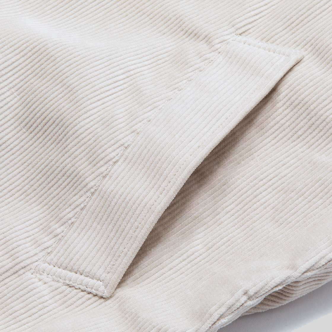 Corduroy Big Flap Blouson /  Off White