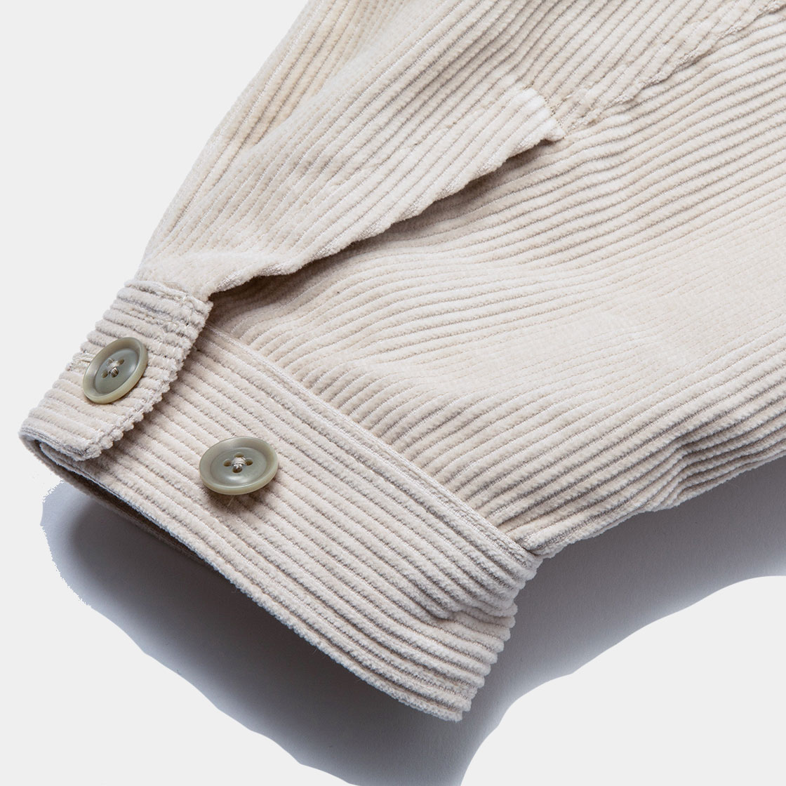 Corduroy Big Flap Blouson /  Off White