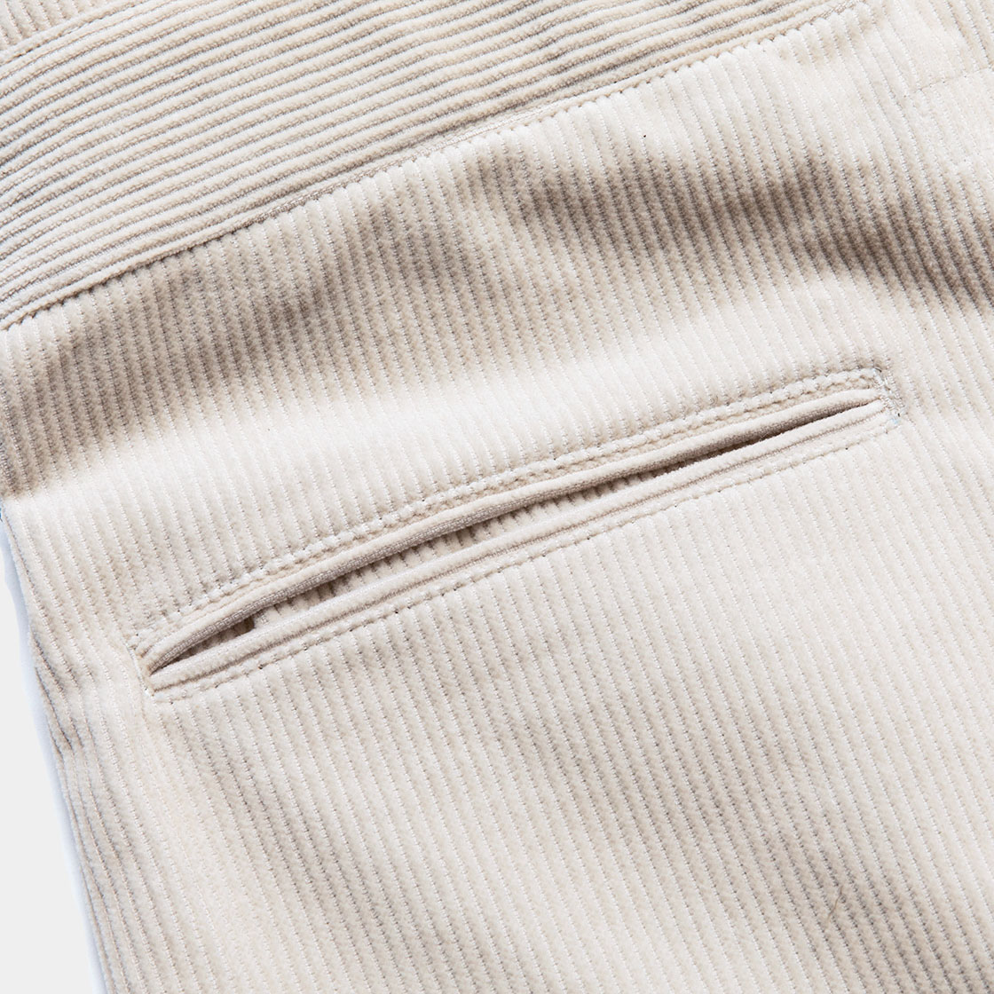 Corduroy Fat Wrap PT / Off White