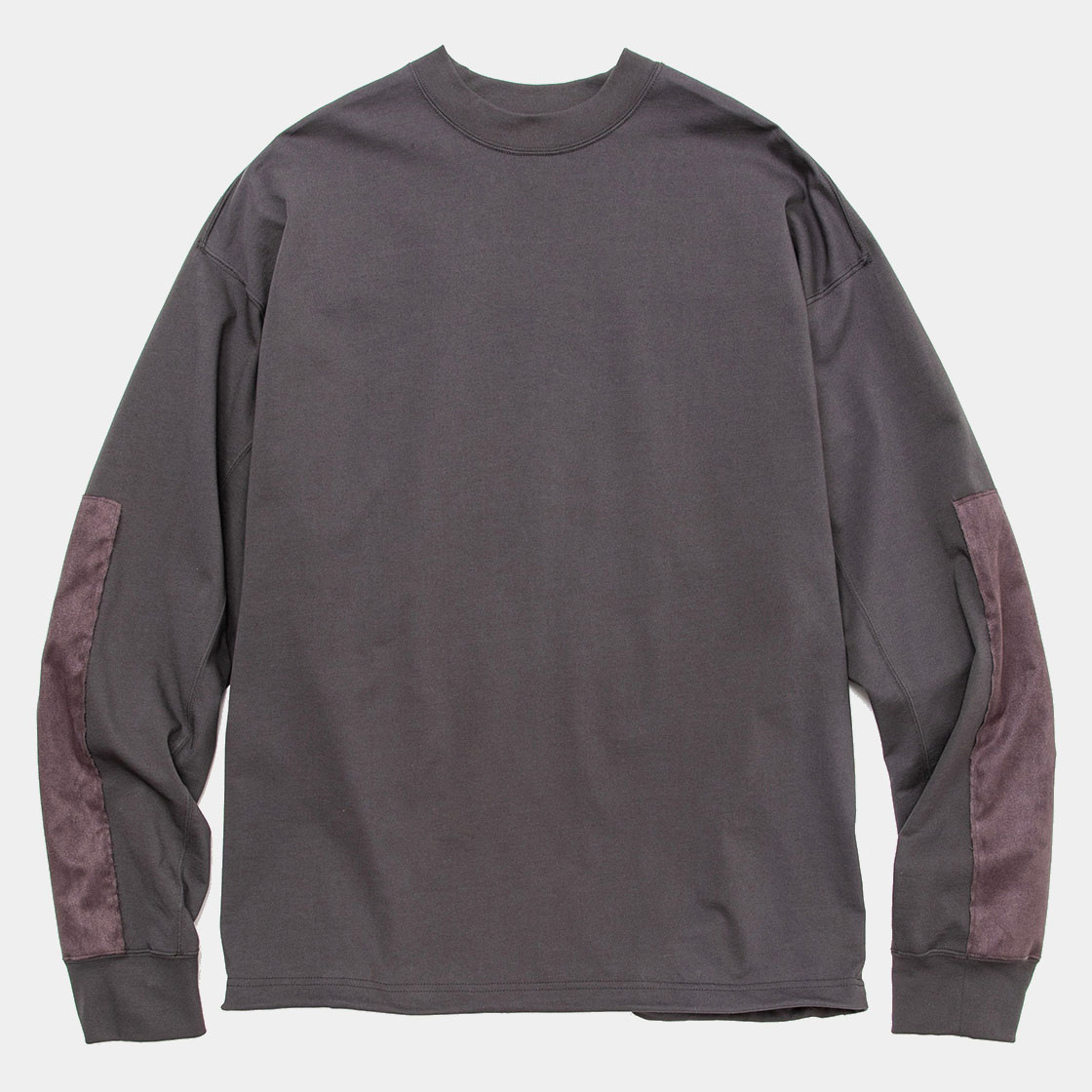 Split Yoke Sleeve L/S Tee / Charcoal