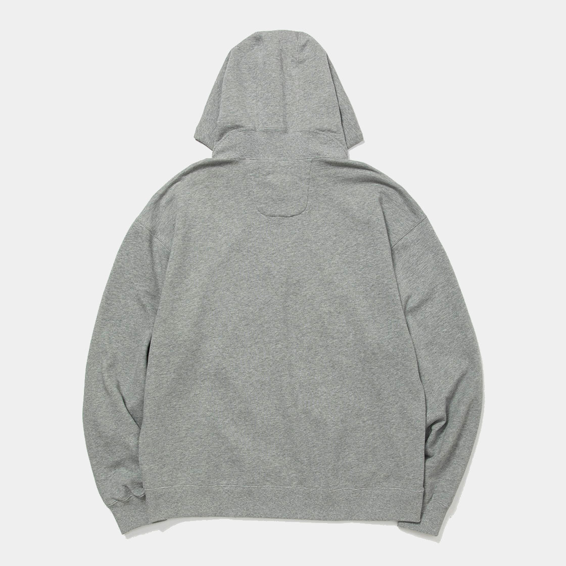 Half Zip Hoodie / Heather Grey