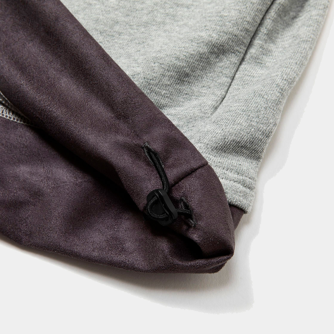 Imitation Suede Sweatshirt / Heather Grey
