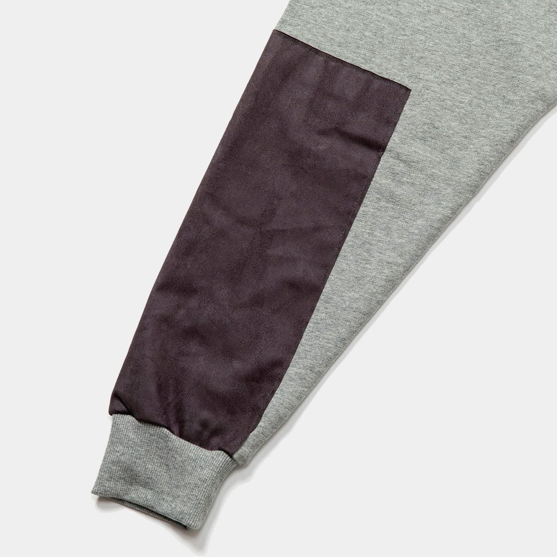 Imitation Suede Sweatshirt / Heather Grey