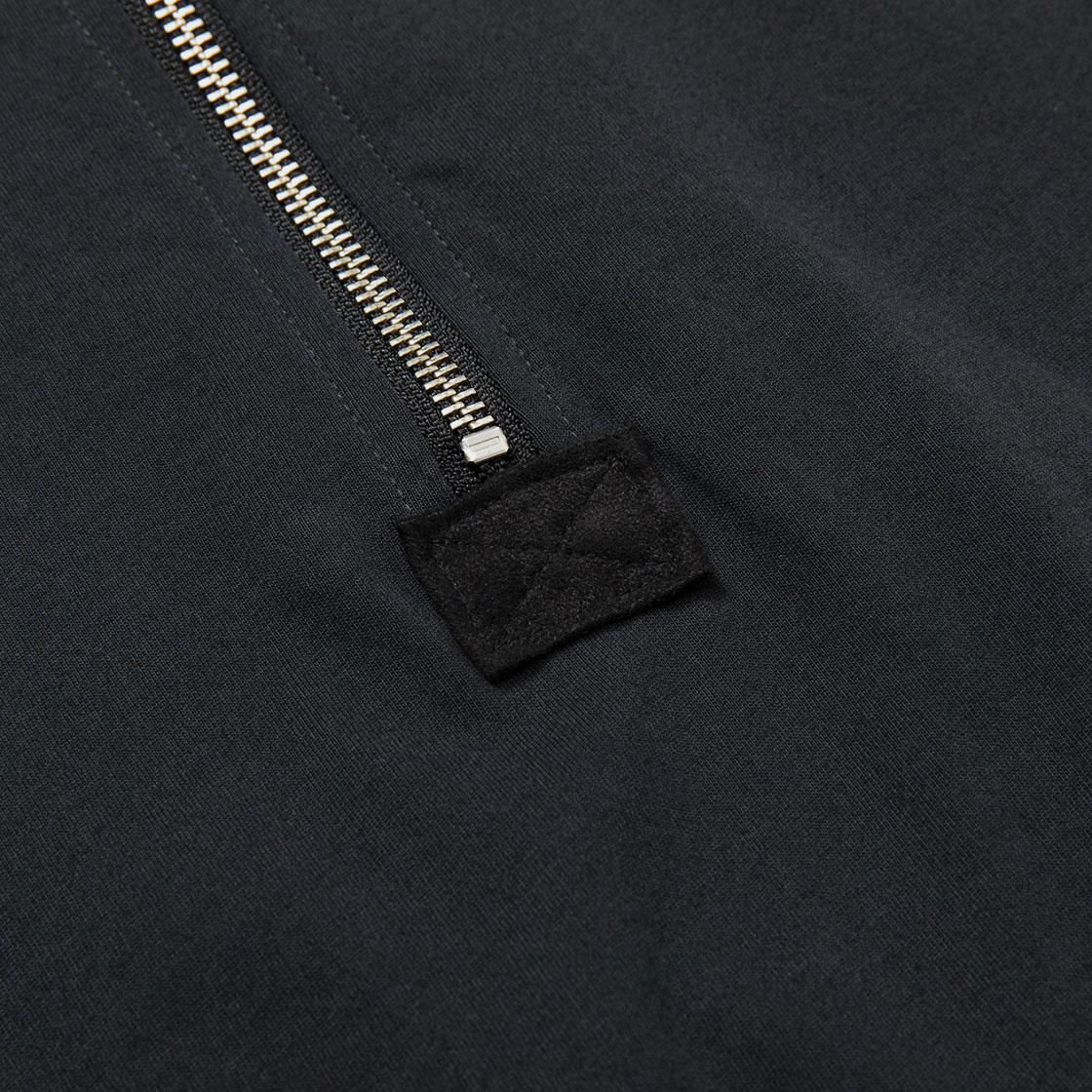 Half Zip L/S Tee / D.Navy