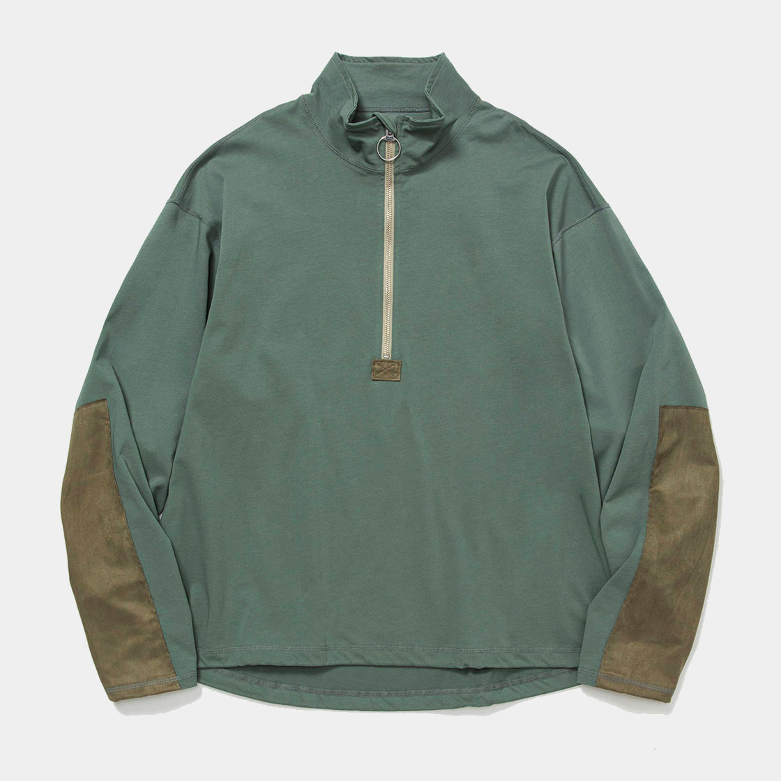 Half Zip L/S Tee / Olive