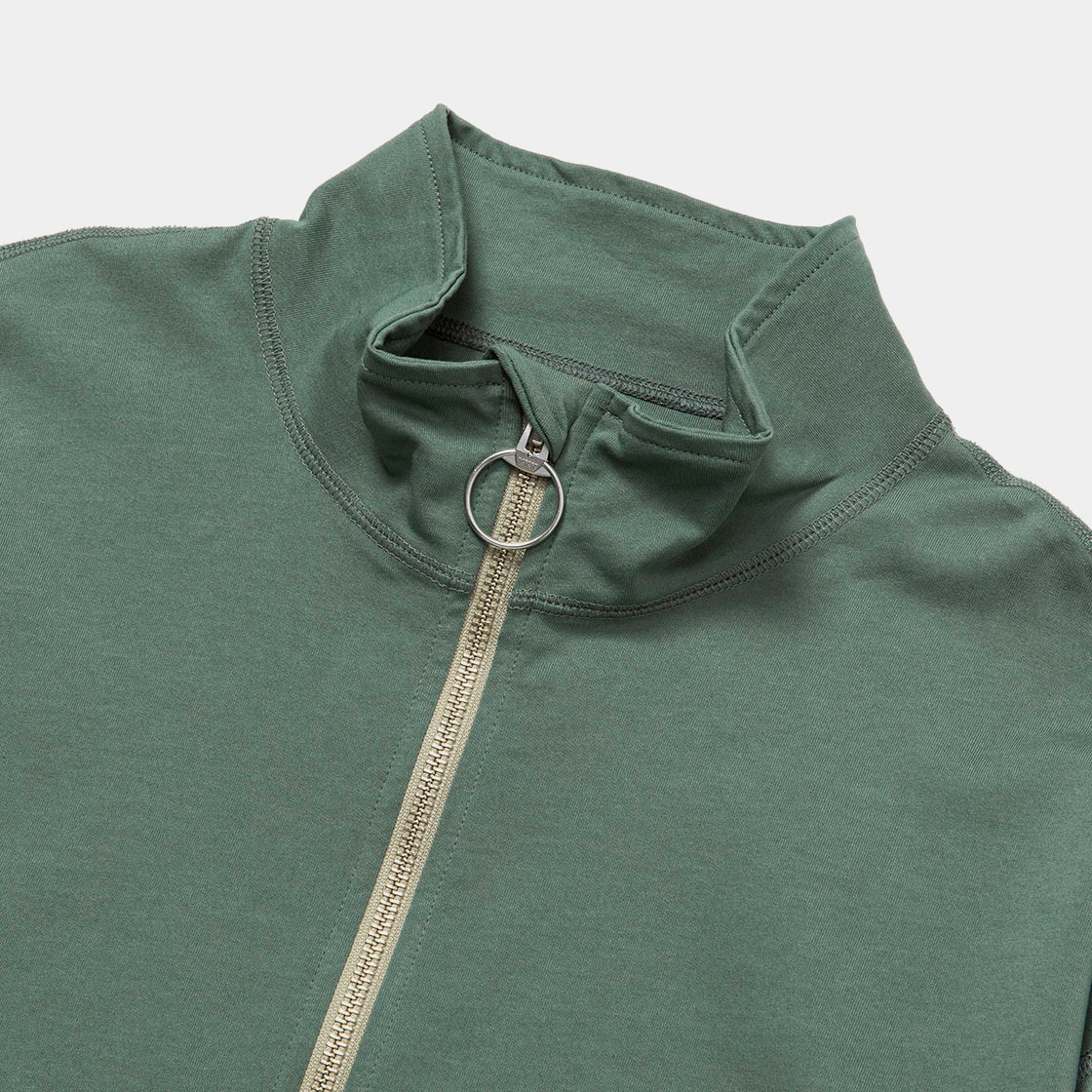 Half Zip L/S Tee / Olive