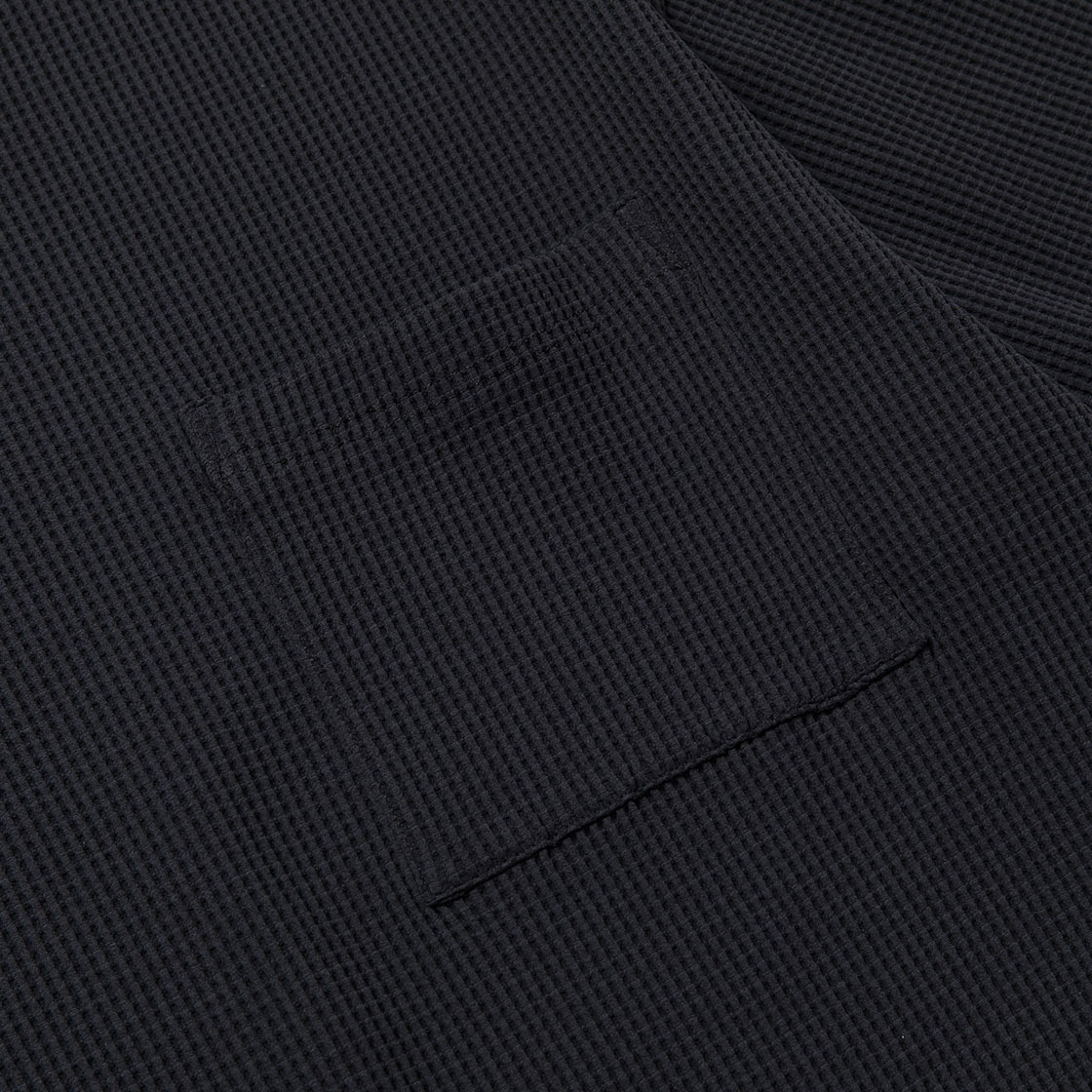 SOLOTEX® Waffle S/S Tee / Off Black