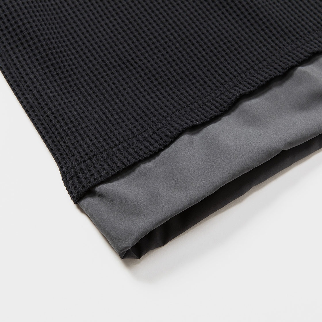SOLOTEX® Waffle S/S Tee / Off Black