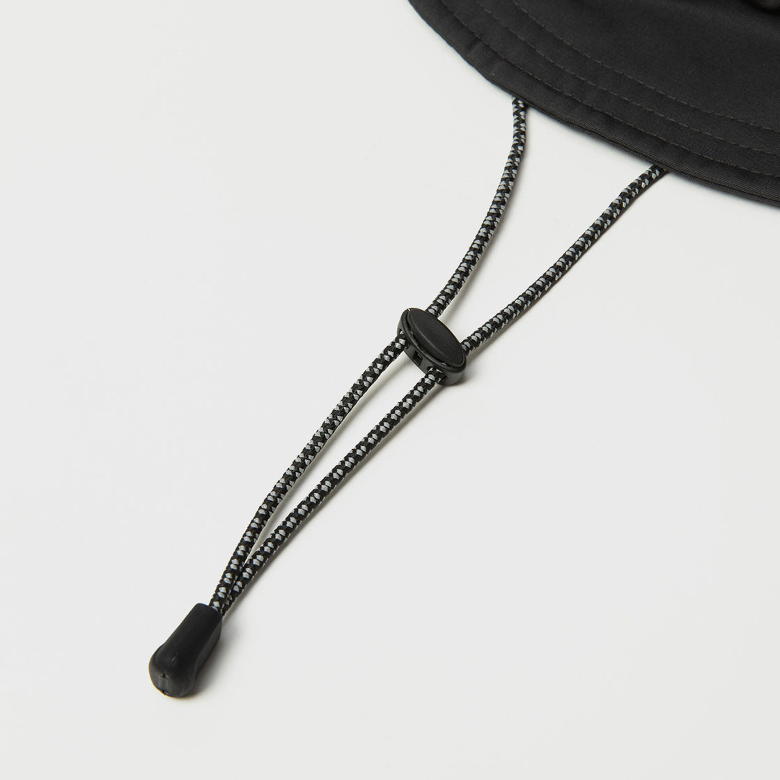 Memory Gabardine Split Hat / Charcoal