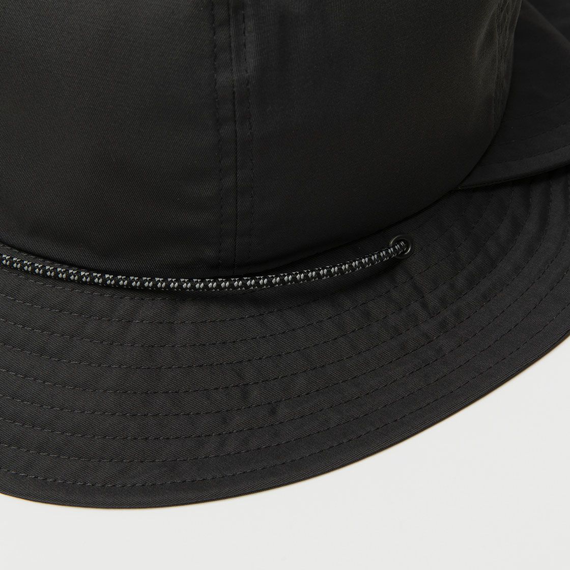 Memory Gabardine Split Hat / Charcoal