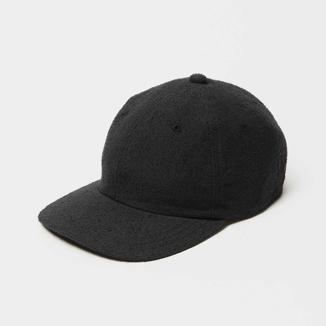 Imitation Suede 6Panel Cap / Off Black