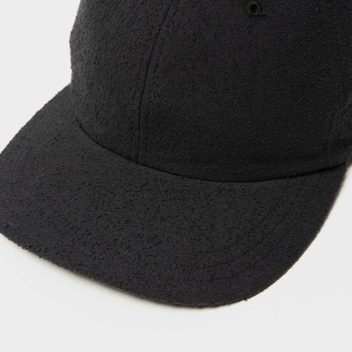 Imitation Suede 6Panel Cap / Off Black