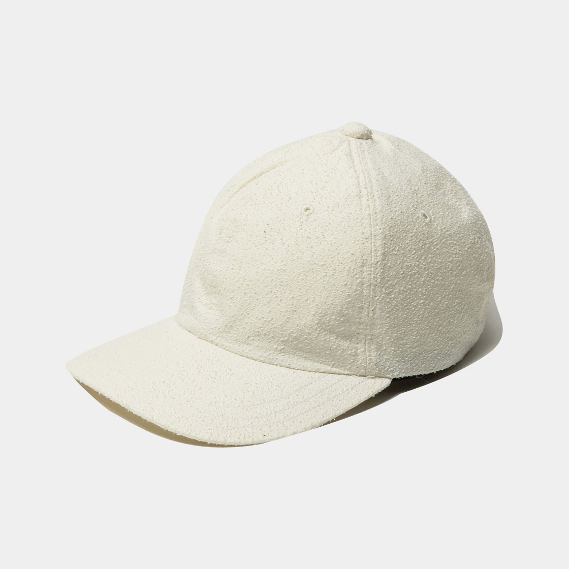 Imitation Suede 6Panel Cap / Off White